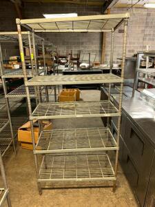 36" X 18" FOUR TIER WIRE SHELF