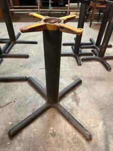 (4) HEAVY DUTY TABLES BASES