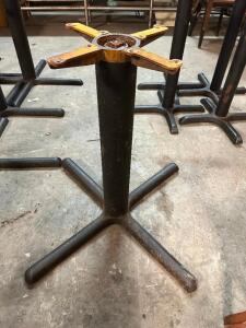 (3) HEAVY DUTY TABLES BASES