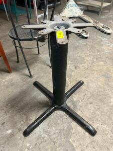 (1) HEAVY DUTY TABLE BASE.