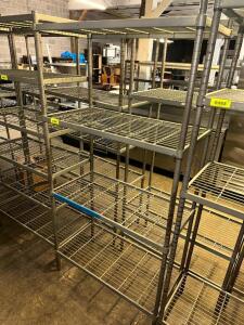 36" X 18" FOUR TIER WIRE SHELF