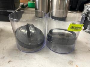 (2) PREPARA PLASTIC CONTAINERS W/ VACUUM LIDS