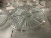 GLASS CAKE STAND W/ COVER - 2