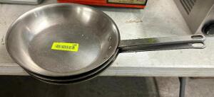 (3) 10" STAINLESS SKILLETS