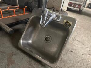 15" X 15" DROP IN STAINLESS SINK