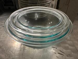 (3) PIECE PYREX BOWL SET