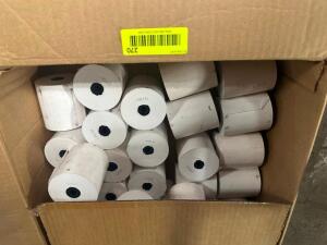 PARTIAL BOX OF RECEIPT PAPER ROLLS