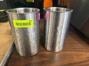 (2) STAINLESS BOTTLES HOLDERS