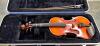 1/2 SIZE VIOLIN W/ CASE AND BOW