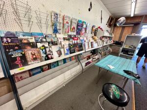 (4) - MAGAZINE/BOOK DISPLAY SHELVES