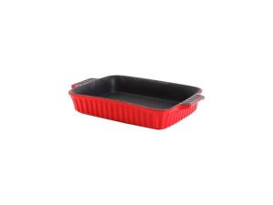 CROCK POT DENHOFF 10" RIBBED NON-STICK CASSEROLE DISH RETAILS FOR $29.99