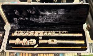 (2) - BUNDY FLUTES WITH CASES