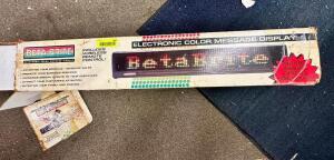 BETA BRITE ELECTRONIC COLOR MESSAGE DISPLAY