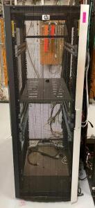 DESCRIPTION HP SERVER RACK LOCATION TELEPHONE EQUIPMENT ROOM SIZE 36"X24"X63" QUANTITY: X BID 1