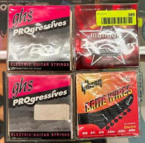 (4) - CT. SET OF PREMIUM GUITAR STRINGS