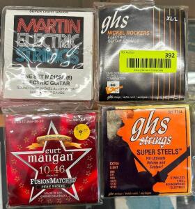 (4) - CT. SET OF PREMIUM GUITAR STRINGS