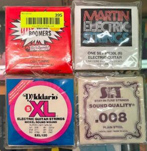 (4) - CT. SET OF PREMIUM GUITAR STRINGS