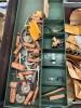 LARGE TOOL BOX WITH ASSORTED WOODWIND REPLACEMENT PARTS - 7