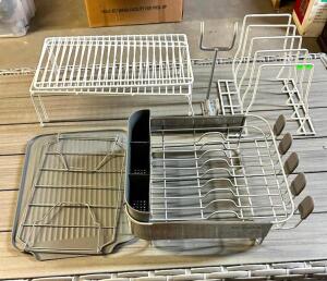 DISH RACK & ORGANIZER SHELVES