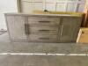 OAK WOOD TV STAND - 2