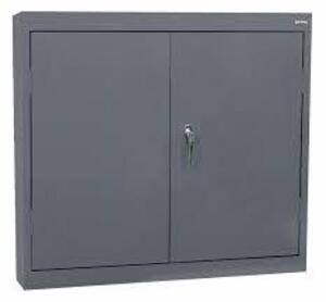 DESCRIPTION: (1) WALL CABINET BRAND/MODEL: SANDUSKY LEE #5DCW9 INFORMATION: GRAY, STEEL SIZE: 30" XX 12" X 30" RETAIL$: $205.20 EA QTY: 1