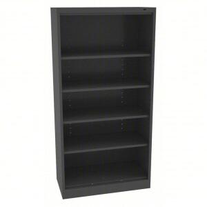 DESCRIPTION: (1) METAL SHELVING BRAND/MODEL: TENNSCO #39FT25 INFORMATION: DARK GRAY SIZE: STANDALONE, 36 IN X 18 IN, 72 IN OVERALL HT, 6 SHELVES, STEE