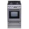 DESCRIPTION: (1) GAS RANGE OVEN BRAND/MODEL: AVANTI #DGR20P3S INFORMATION: STAINLESS STEEL, MUST COME INSPECT FOR BROKEN GLASS SIZE: 20" RETAIL$: $119