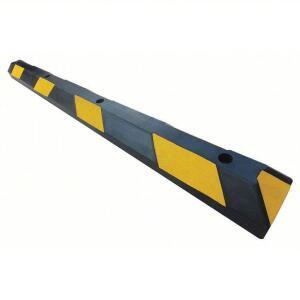 DESCRIPTION: (1) PARKING CURB BRAND/MODEL: PRODUCT NUMBER #29NH31 INFORMATION: BLACK AND YELLOW SIZE: RUBBER 6' X 6" X 4" RETAIL$: $76.57 EA QTY: 1