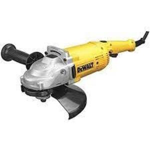 DESCRIPTION: (1) MAX ANGLE GRINDER BRAND/MODEL: DEWALT #DWE4519 INFORMATION: YELLOW SIZE: 9" RETAIL$: $263.12 EA QTY: 1