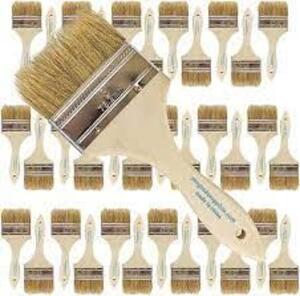 DESCRIPTION: (3) BOXES OF (36) CHIP BRUSHES BRAND/MODEL: EDP 89696 INFORMATION: WOOD HANDLE SIZE: 1" WIDE 1-1/2 TRIM RETAIL$: $25.87 EA QTY: 3