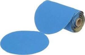 DESCRIPTION: (5) ROLLS OF SANDING DISC ROLLS BRAND/MODEL: 3M #36202 INFORMATION: BLUE SIZE: 6" RETAIL$: $39.70 PER ROLL QTY: 5