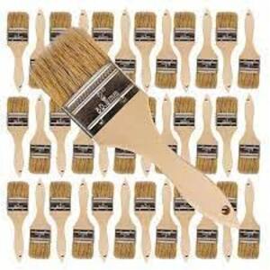 DESCRIPTION: (3) BOXES OF (36) CHIP BRUSHES BRAND/MODEL: PB2 INFORMATION: WOOD HANDLE SIZE: 2" WIDE 1-1/2 TRIM RETAIL$: $42.34 EA QTY: 3