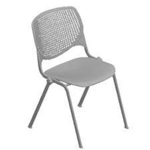 DESCRIPTION: (3) STACKABLE CHAIRS BRAND/MODEL: KFI STUDIOS #2300 INFORMATION: SILVER RETAIL$: $126.99 EA QTY: 3