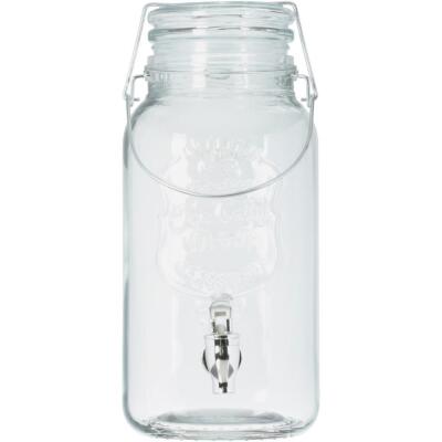 HOME ESSENTIALS 1 GALLON MASON BEVERAGE DISPENSER RETAILS FOR $17.32