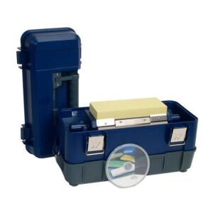 DESCRIPTION: (1) TOOL BOX WITH SANDING STONE BRAND/MODEL: NORTON INFORMATION: BLUE RETAIL$: $210.35 EA QTY: 1