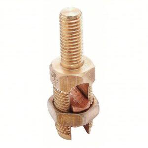 DESCRIPTION: (1) CASE OF (50) GROUNDING SPLIT BOLT CONNECTOR BRAND/MODEL: BURNDY #22C075 INFORMATION: LEADED BRONZE ALLOY SIZE: 1 GROUNDING WIRE RETAI