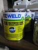 DESCRIPTION: (3) AMBER SOLVENT CEMENT BRAND/MODEL: EZ WELD 208 #5E534 SIZE: 32 OZ RETAIL$: $8.40 EA QTY: 3 - 4