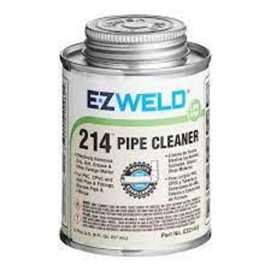 DESCRIPTION: (6) PIPE CLEANER BRAND/MODEL: EZ WELD 214 SIZE: 1 PT RETAIL$: $18.91 EA QTY: 6