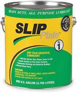 DESCRIPTION: (2) DRY FILM GRAPHITE LUBRICANT BRAND/MODEL: SLIP PLATE HEAVY DUTY SIZE: 1 GALLON RETAIL$: $28.99 EA QTY: 2