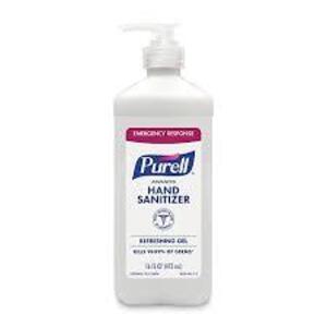 DESCRIPTION: (12) INSTANT GEL HAND SANITIZER BRAND/MODEL: PURELL #9636 SIZE: 16 OZ RETAIL$: $10.00 EA QTY: 12