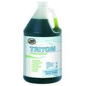 DESCRIPTION: (2) TRITON ONE STEP DISINFECTANT BRAND/MODEL: ZEP SIZE: 1 GALLON RETAIL$: $60.00 EA QTY: 2