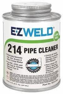 DESCRIPTION: (6) PIPE CLEANER BRAND/MODEL: EZ WELD 214 SIZE: 8 OZ RETAIL$: $7.48 EA QTY: 6