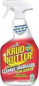 DESCRIPTION: (1) CLEANER DEGREASER STAIN REMOVER BRAND/MODEL: KRUD KUTTER SIZE: 32 FL OZ RETAIL$: $8.98 EA QTY: 1