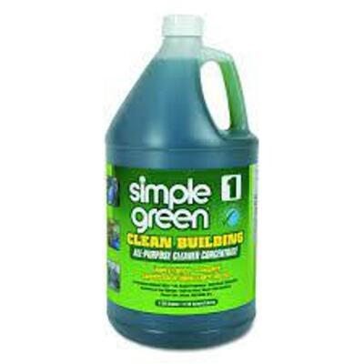 DESCRIPTION: (1) ALL PURPOSE CLEANER CONCENTRATE BRAND/MODEL: SIMPLE GREEN CLEAN BUILDING SIZE: 1 GALLON RETAIL$: $32.58 EA QTY: 1