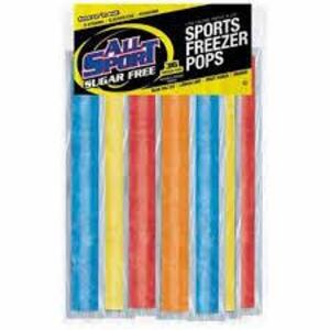 DESCRIPTION: (2) PACKS OF (36) HYDRATION FREEZER POPS SUGAR FREE BRAND/MODEL: ALL SPORT ZERO INFORMATION: VARIETY PACK RETAIL$: $10.00 EA QTY: 2