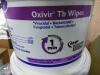 DESCRIPTION: (2) OXIVIR TB WIPES BRAND/MODEL: DIVERSEY #524360 SIZE: 11X12 RETAIL$: $50.00 EA QTY: 2 - 4