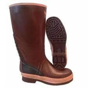 DESCRIPTION: (1) PAIR OF RUBBER BOOTS BRAND/MODEL: VIKING #9423 INFORMATION: BROWN SIZE: 7 RETAIL$: $141.14 EA QTY: 1