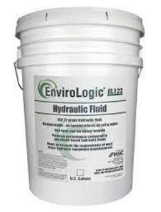 DESCRIPTION: (1) HYDRAULIC FLUID BRAND/MODEL: ENVIROLOGIC #EL122 SIZE: 5 GALLON RETAIL$: $354.32 EA QTY: 1