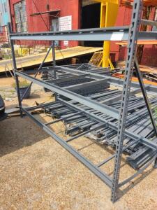 DESCRIPTION: (1) RACK SYSTEM INFORMATION: INCLUDES (2) UPRIGHTS, (3) HORIZONTAL BEAMS, (9) CROSS SUPPORTS SIZE: 36" x 96" x 72" QTY: 1