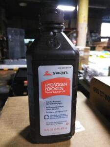 DESCRIPTION: (12) HYDROGEN PEROXIDE BRAND/MODEL: SWAN #3XKW4 SIZE: 16 OZ RETAIL$: $5.98 EA QTY: 12